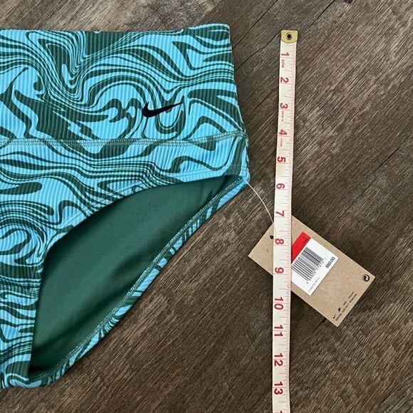 Nike Swirl High Waist Bikini Bottom-Size Large - Picture 4 of 5
